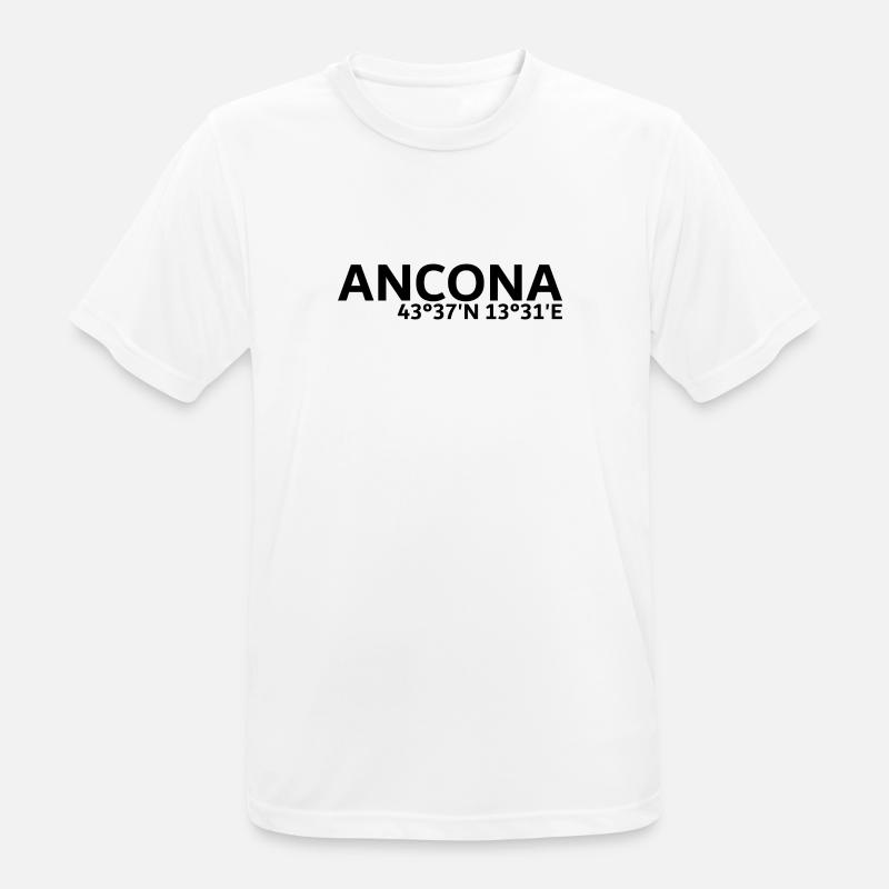 Ancona coordinates - Men's Breathable T-Shirt - white