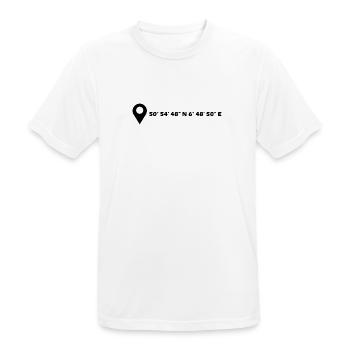 Cheeky coordinates - Men's Breathable T-Shirt - white - Front - AI Model Male 185 dark (185cm)