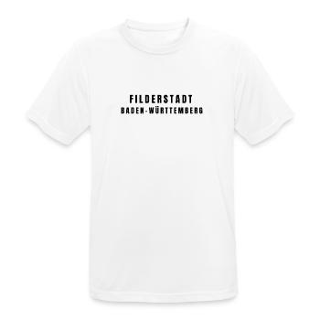 Filderstadt Baden-Württemberg - Men's Breathable T-Shirt - white - Front - AI Model Male 185 dark (185cm)
