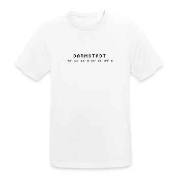 Coordonnées Darmstadt - T-shirt respirant Homme - blanc - Devant - AI Model Male 185 dark (185cm)