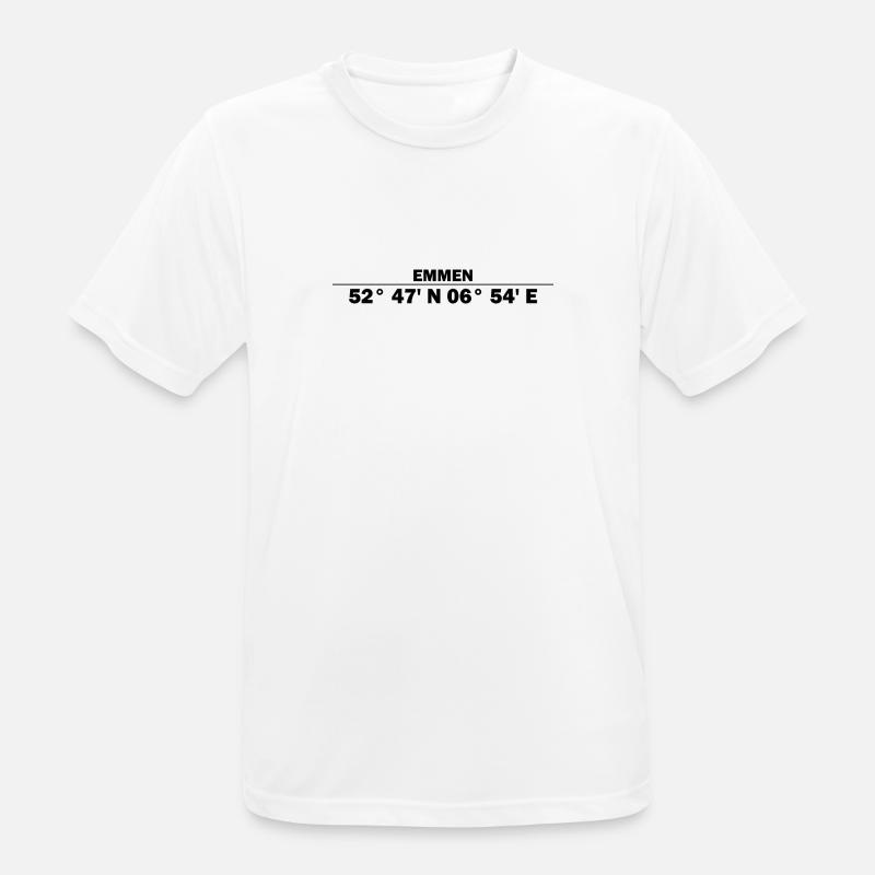 Emmen coordinates - Men's Breathable T-Shirt - white