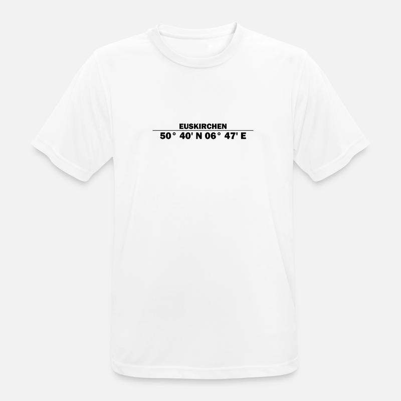 Euskirchen coordinates - Men's Breathable T-Shirt - white