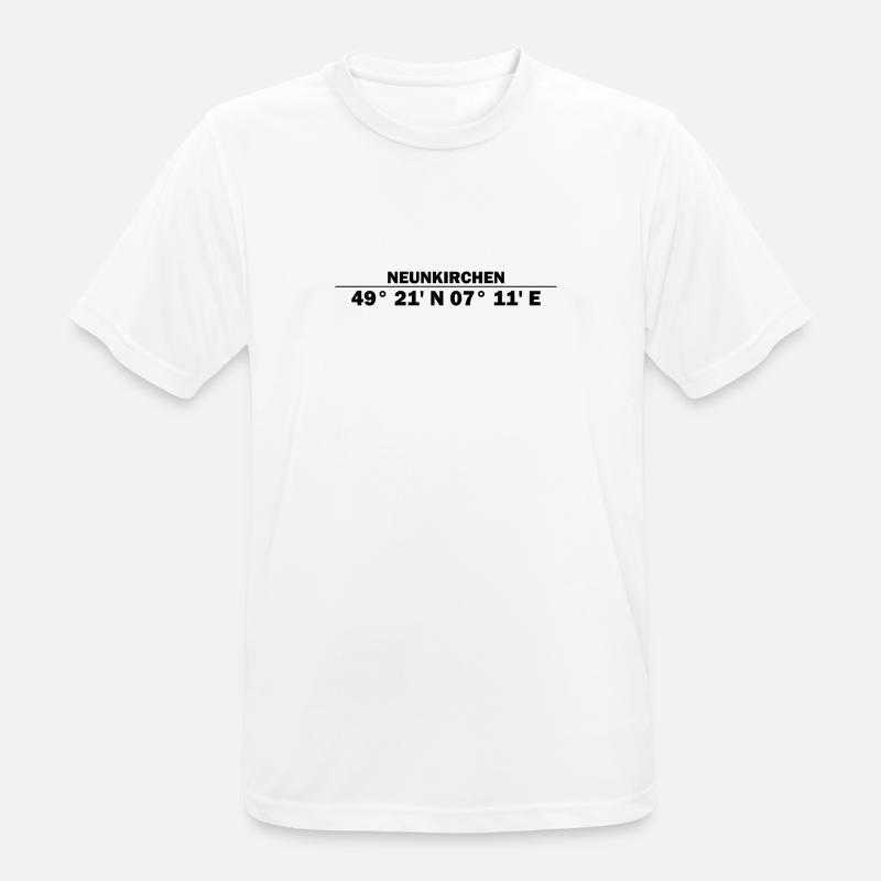 Neunkirchen coordinates - Men's Breathable T-Shirt - white
