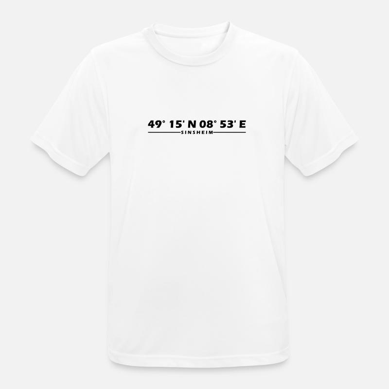 Sinsheim coordinates - Men's Breathable T-Shirt - white