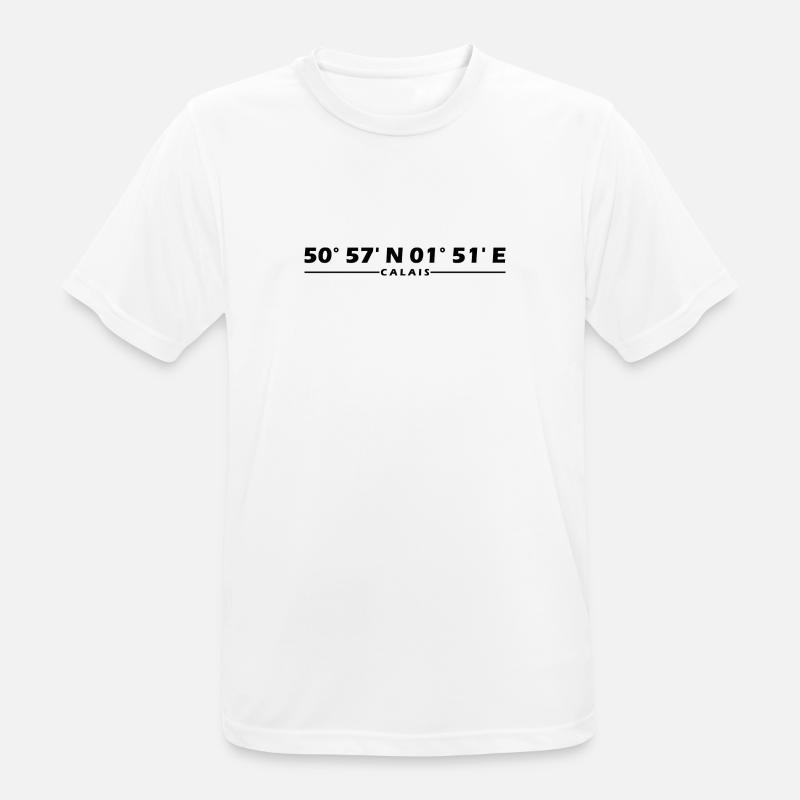 Calais coordinates - Men's Breathable T-Shirt - white
