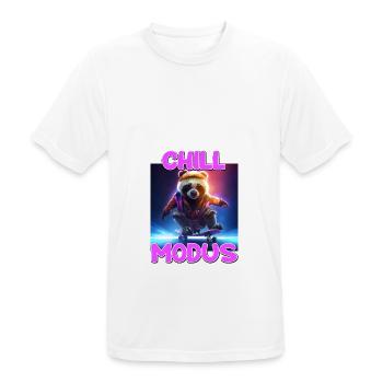 Chill Modus Pandabär Panda Liebhaber Süßes Panda - Männer T-Shirt atmungsaktiv - Weiß - Vorne - AI Model Male 185 dark (185cm)