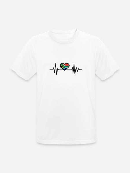 South Africa - Men's Breathable T-Shirt - white