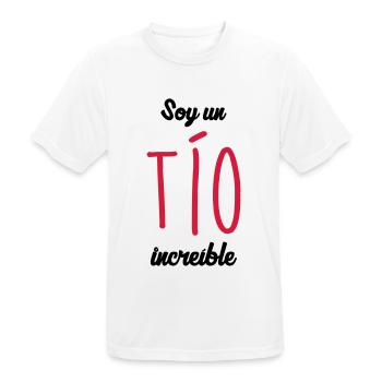 Tía Tío Sobrino Sobrina Bebé Sobrino Nacimiento - Männer T-Shirt atmungsaktiv - Weiß - Vorne - AI Model Male 185 dark (185cm)