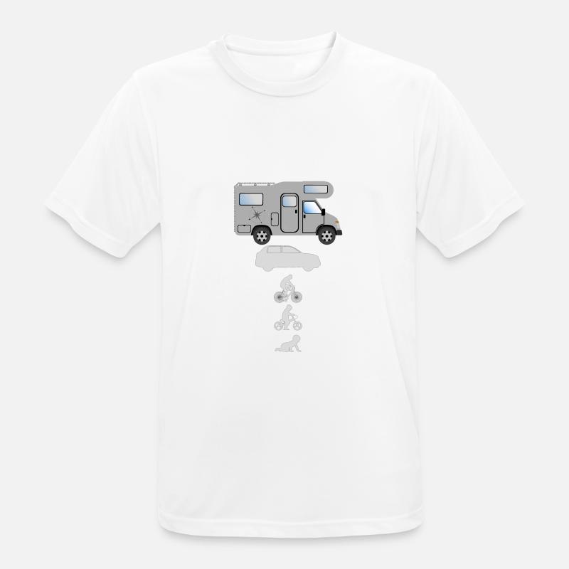 Kamper Evolution - Koszulka męska oddychająca - biały