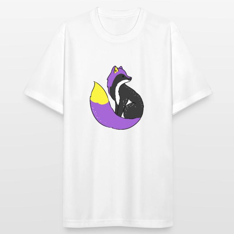Nonbinary Fox Nonbinary Pride Men's Breathable T-Shirt