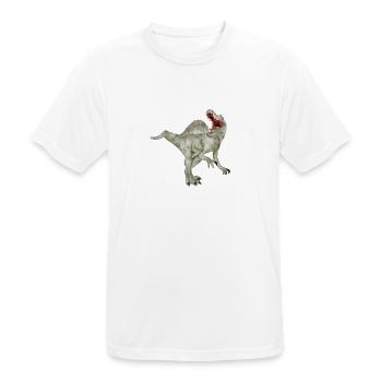 Spinosaurus - Men's Breathable T-Shirt - white - Front - AI Model Male 185 dark (185cm)