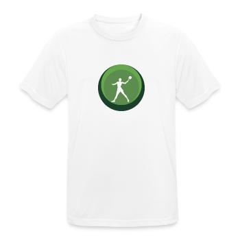 Tennis de plage Tennis de plage Tennis de plage - T-shirt respirant Homme - blanc - Devant - AI Model Male 185 dark (185cm)