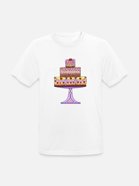 Cake - Men's Breathable T-Shirt - white