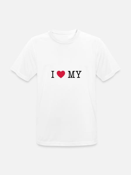 J'adore - T-shirt respirant Homme - blanc