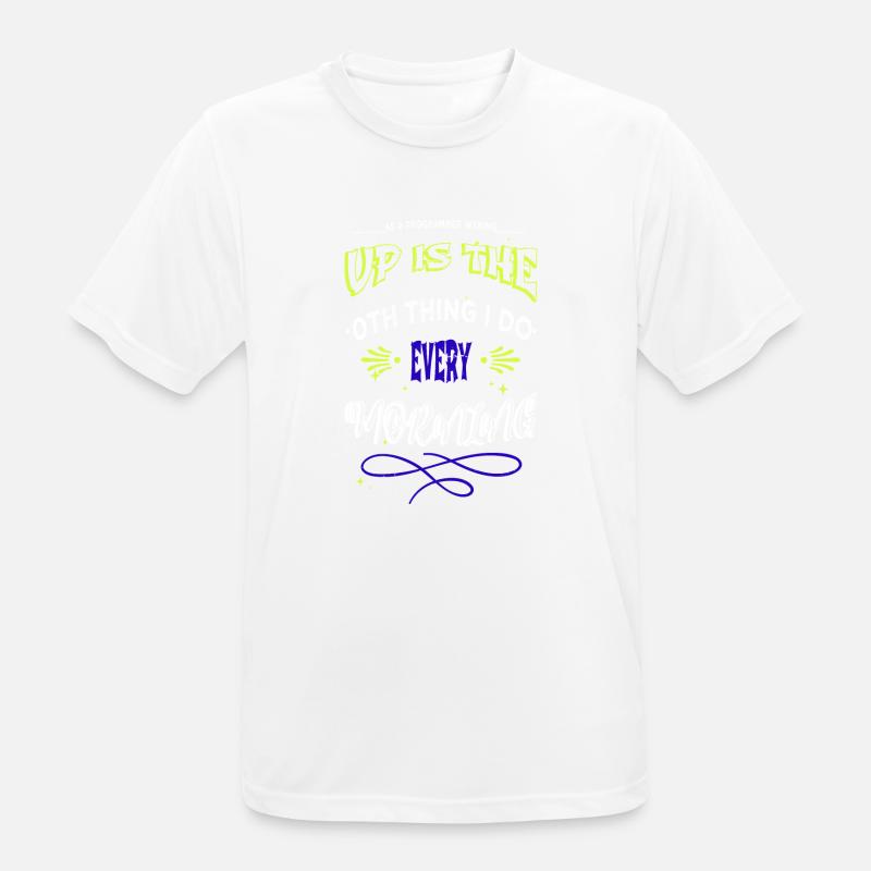 Computer Science Computer Statement - Men's Breathable T-Shirt - white