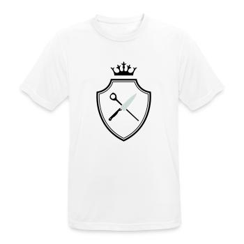 Koch Symbol - Men's Breathable T-Shirt - white - Front - AI Model Male 185 dark (185cm)