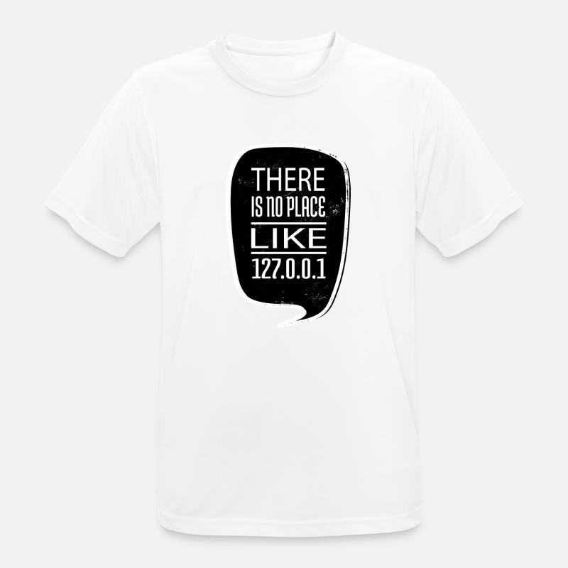 backend developer funny sayings present - Men's Breathable T-Shirt - white