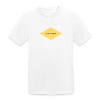 Wandervögeli - Männer T-Shirt atmungsaktiv - Weiß - Vorne - AI Model Male 185 dark (185cm)