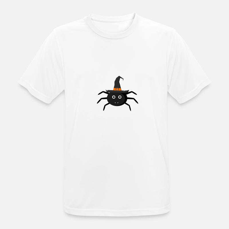 Halloween Spinne Geschenk oder Geschenkidee - Männer T-Shirt atmungsaktiv - Weiß