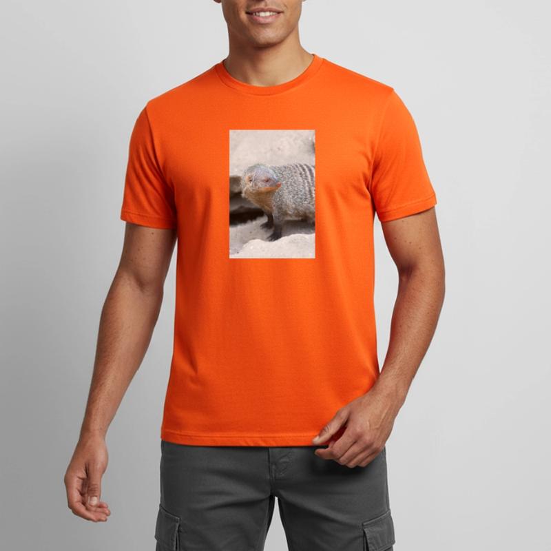 Gebänderte Manguste oder Zebramanguste Männer T-Shirt atmungsaktiv