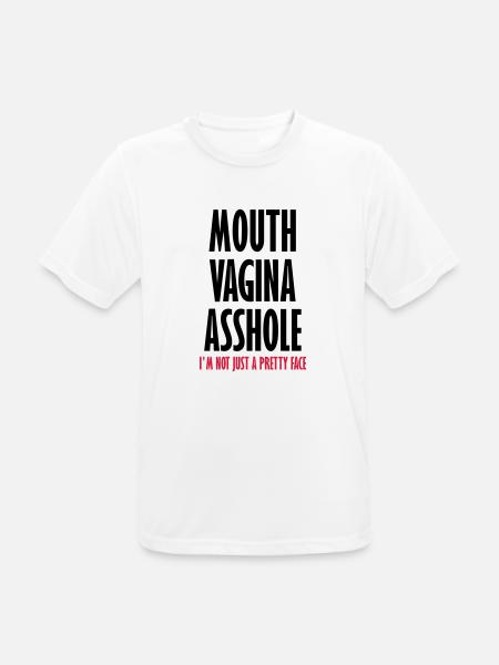 Hübsches Gesicht - Männer T-Shirt atmungsaktiv - Weiß