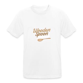 Wooden Spoon Survivor Meme Funny Italian Mom - Männer T-Shirt atmungsaktiv - Weiß - Vorne - AI Model Male 185 dark (185cm)