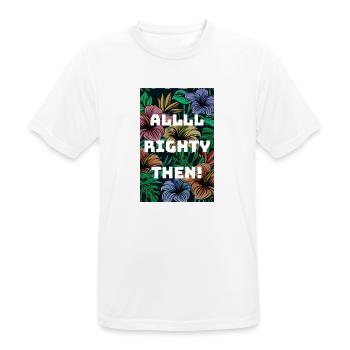 Très bien, alors - T-shirt respirant Homme - blanc - Devant - AI Model Male 185 dark (185cm)