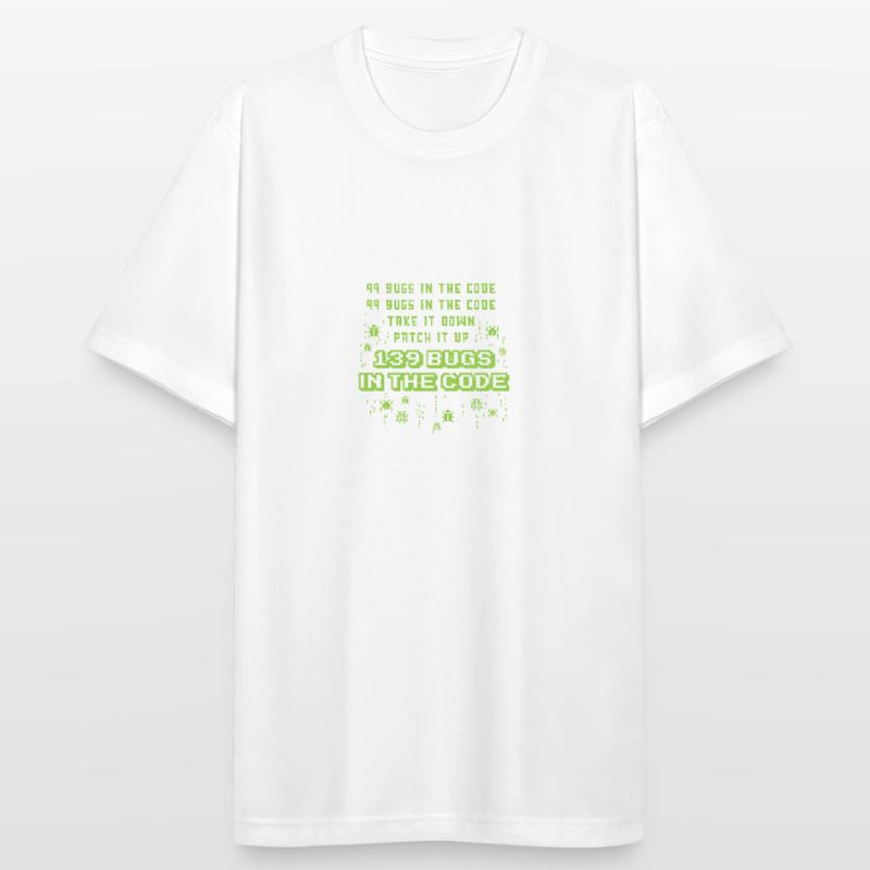 99 Bugs In The Code Programmer Source Coding Desig Men's Breathable T-Shirt