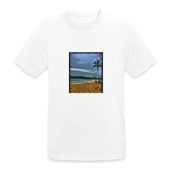 Relaxation - Men's Breathable T-Shirt - white - Front - AI Model Male 185 dark (185cm)