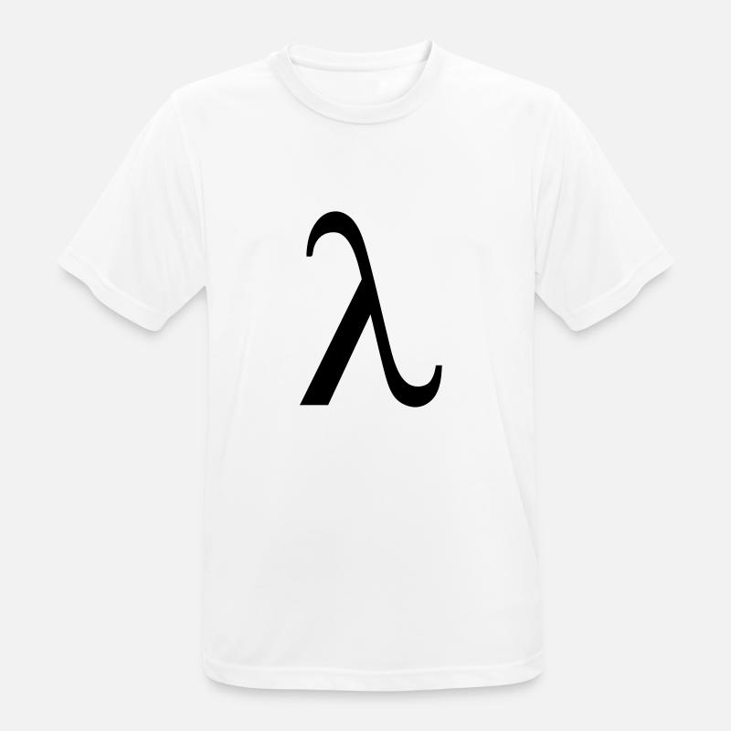 Lambda - Men's Breathable T-Shirt - white