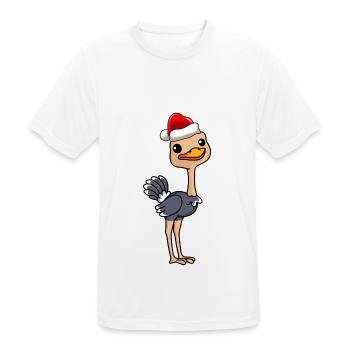 Bouquet BD Noël - T-shirt respirant Homme - blanc - Devant - AI Model Male 185 dark (185cm)