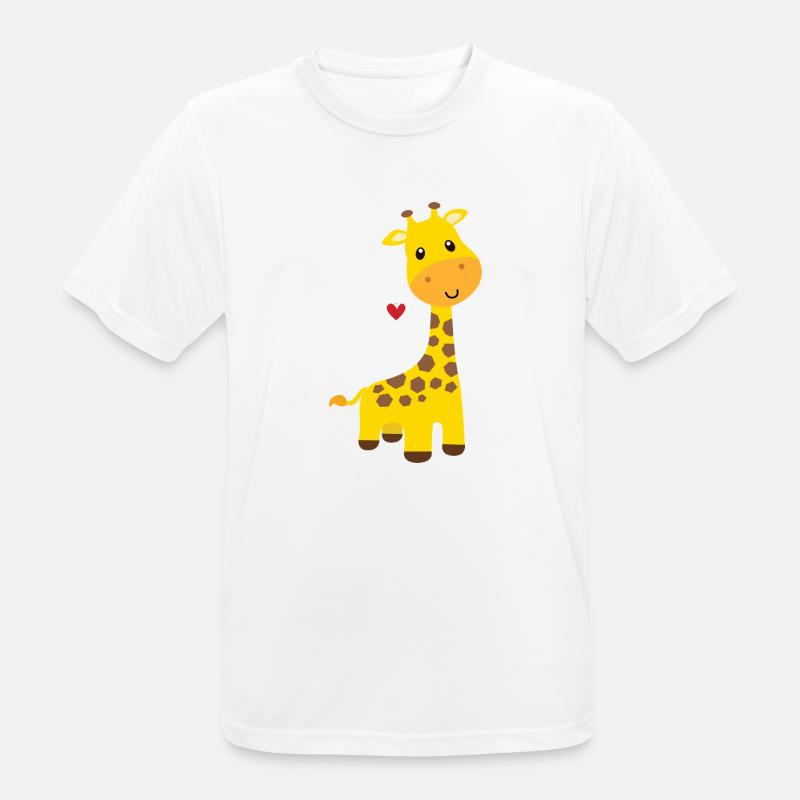 Giraffe - Men's Breathable T-Shirt - white