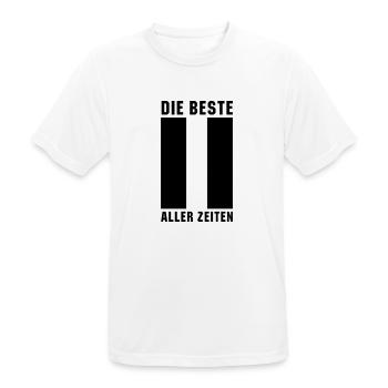 The best 11 of all time (1c) - Men's Breathable T-Shirt - white - Front - AI Model Male 185 dark (185cm)