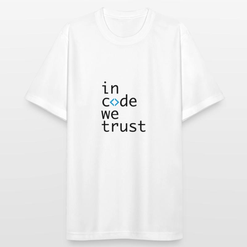 in code we trust, developer, coder Men's Breathable T-Shirt