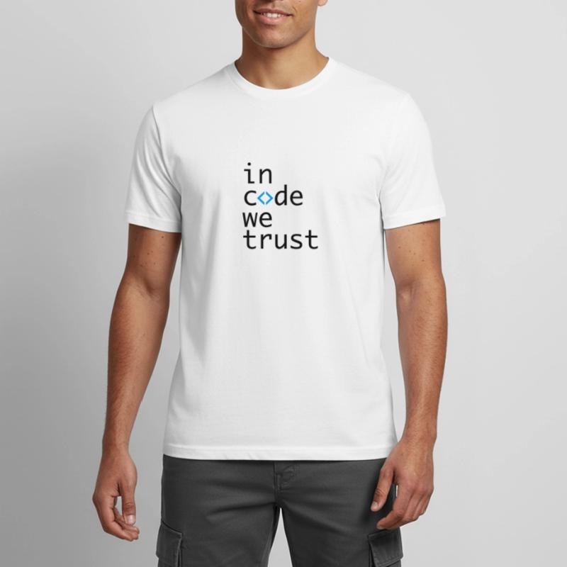 in code we trust, developer, coder Men's Breathable T-Shirt