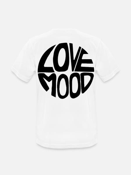 Love Mood - Männer T-Shirt atmungsaktiv - Weiß