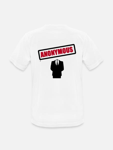 Anonymous - T-shirt respirant Homme - blanc