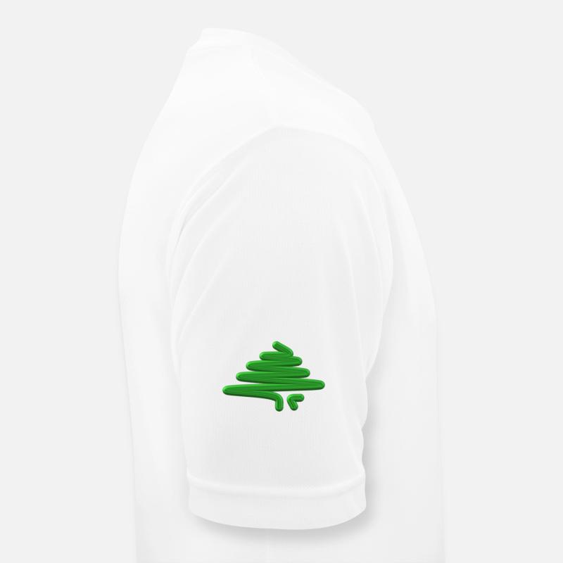 Vert de cèdre du Liban T-shirt respirant Homme