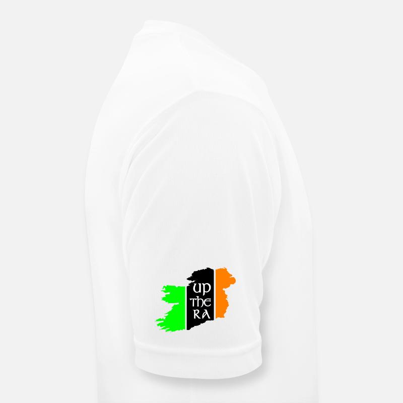 Ireland map green white gold Men's Breathable T-Shirt