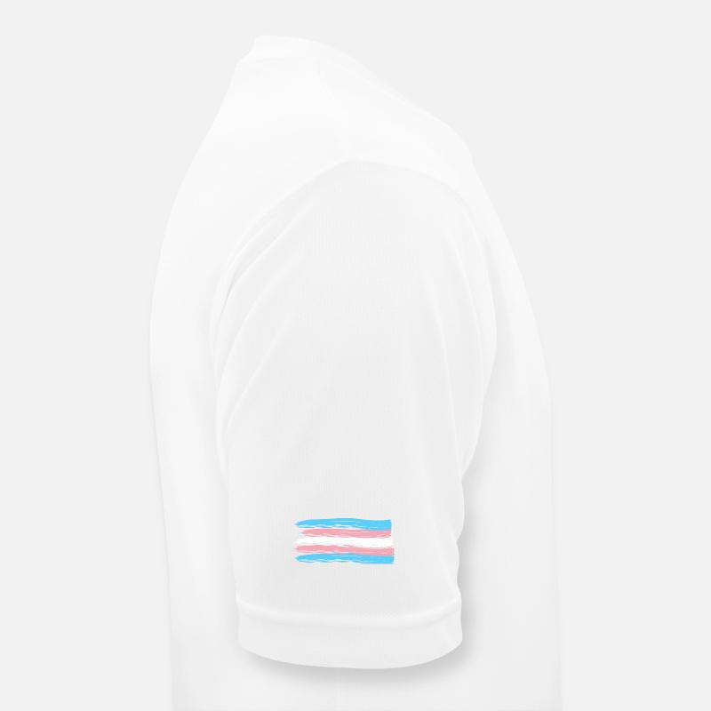 trans Pride flag Men's Breathable T-Shirt