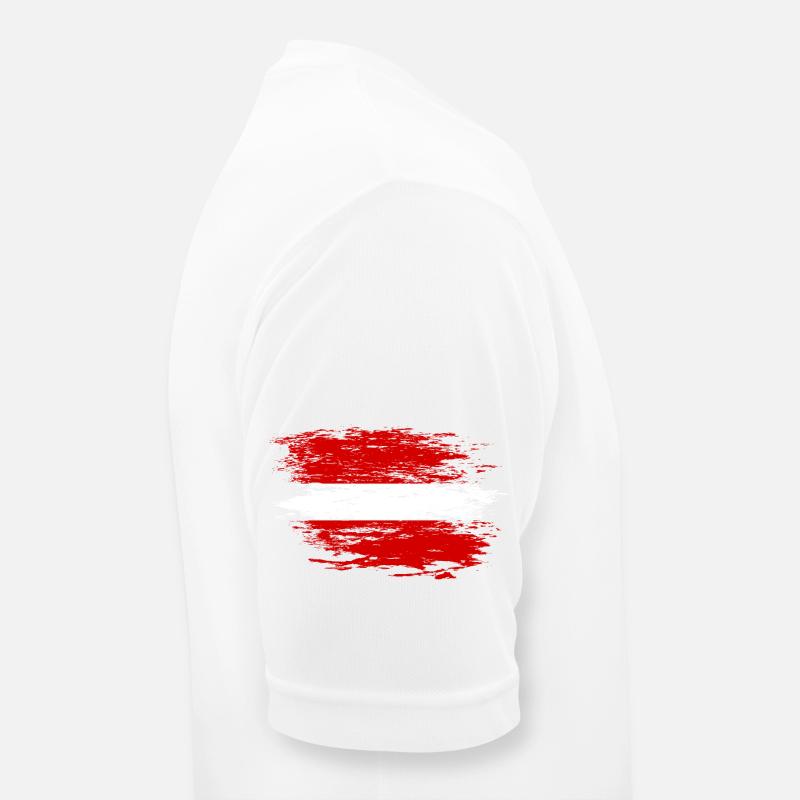 Latvia flag used Men's Breathable T-Shirt