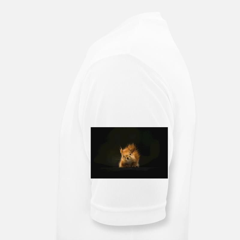 Flauschiges Eichhörnchen Lichtblick Männer T-Shirt atmungsaktiv
