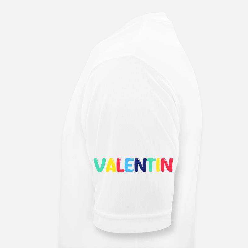 Name - Valentin Männer T-Shirt atmungsaktiv