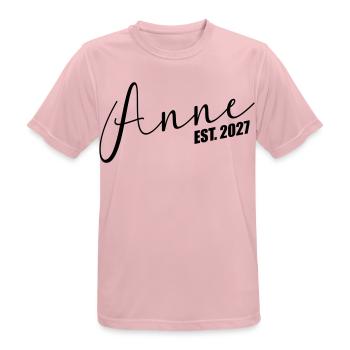 Türkische Mama Anne 2027 - Männer T-Shirt atmungsaktiv - Rosa - Vorne - AI Model Male 185 dark (185cm)