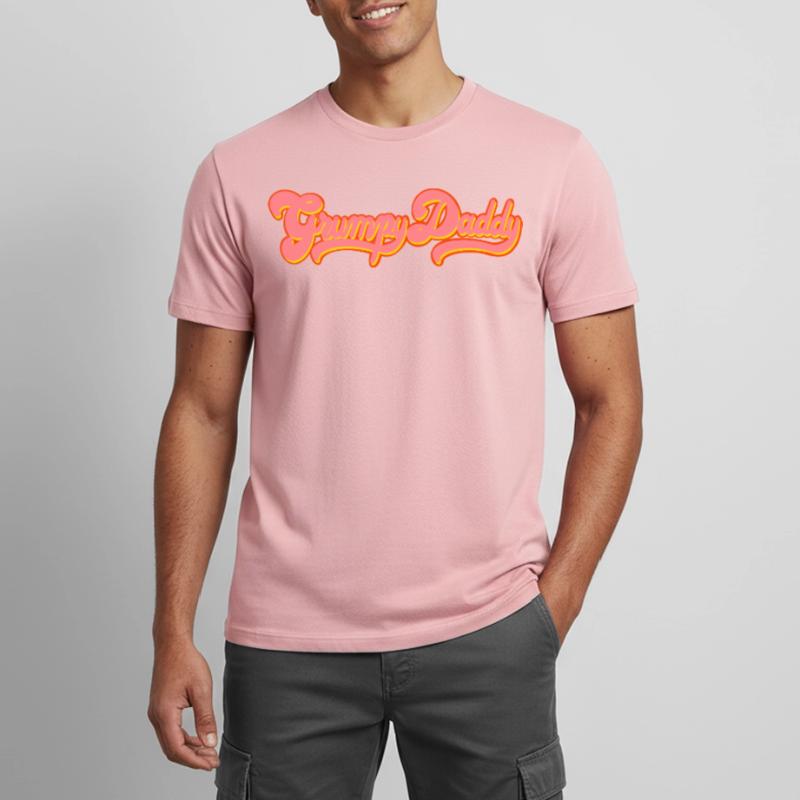 Script rétro de Grumpy Daddy - « Exploitation » en couleur T-shirt respirant Homme