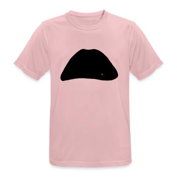 LIPS - Rocky horror picture show - Männer T-Shirt atmungsaktiv - Rosa - Vorne - AI Model Male 185 dark (185cm)