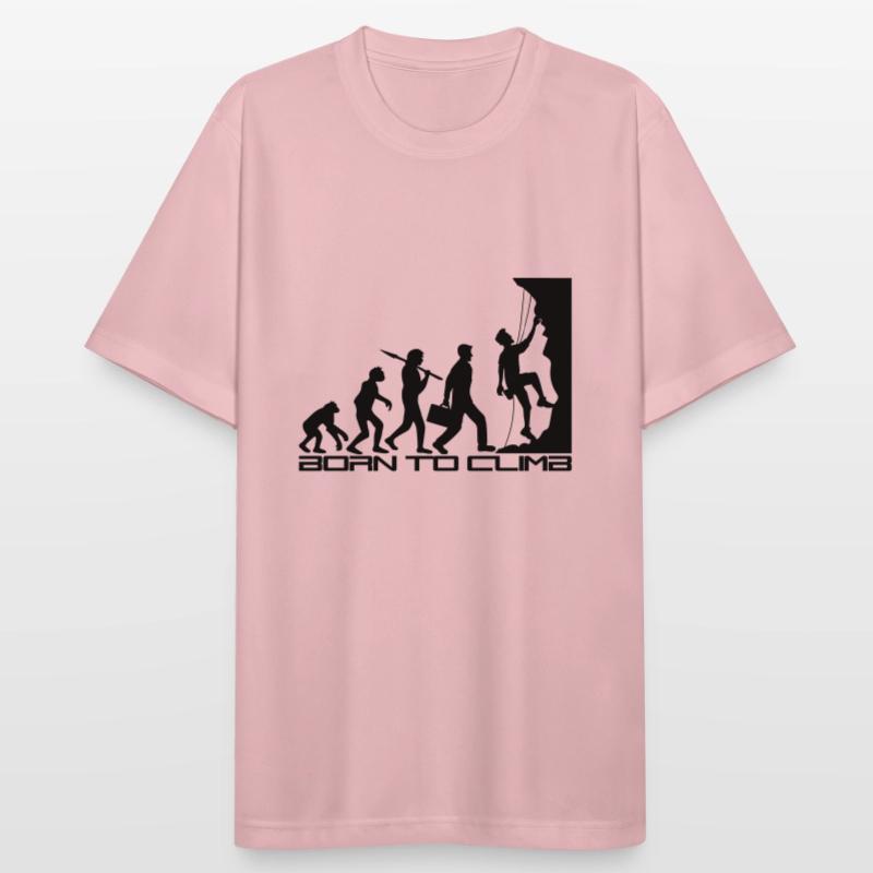 né pour gravir l'évolution évolution née raide T-shirt respirant Homme