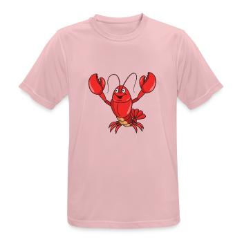 Hummer - Männer T-Shirt atmungsaktiv - Rosa - Vorne - AI Model Male 185 dark (185cm)