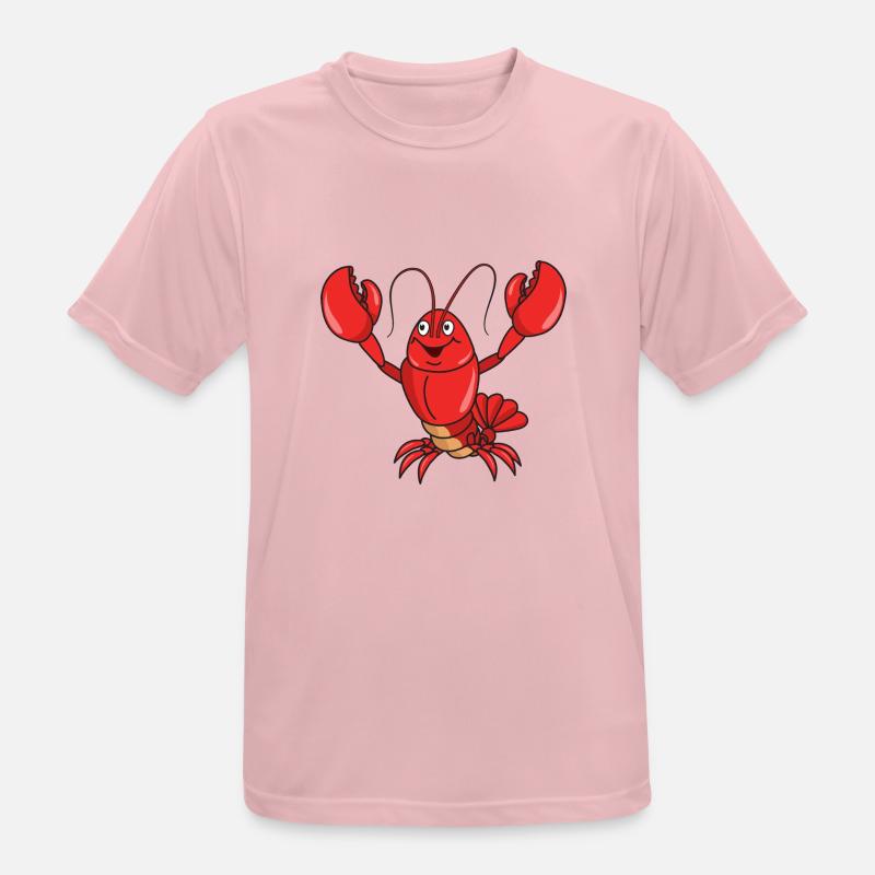 lobster - Men's Breathable T-Shirt - pink