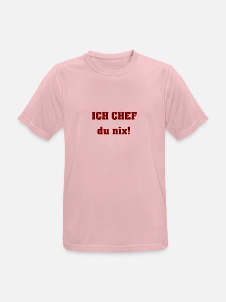 Je chef du néant - T-shirt respirant Homme - rose